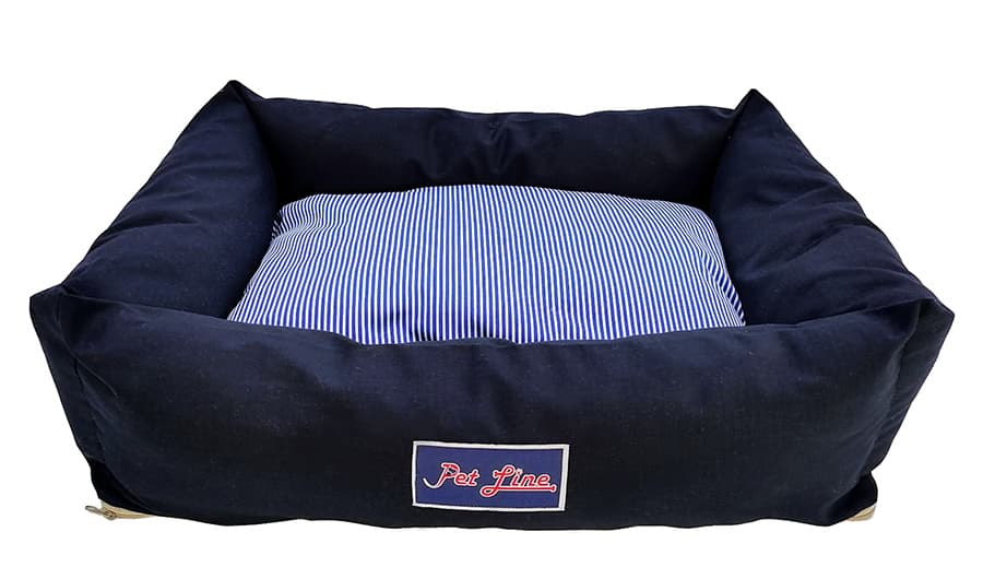 Pet Line Krevet za psa - Četvrtasti Na prugice Veličina L P803L-3-31