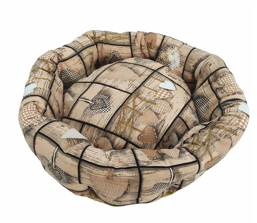 Pet Line Krevet za pse Kružni 55cm Braon P804S-75