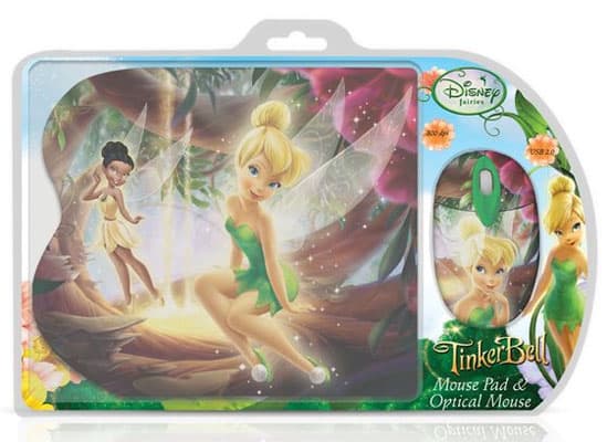 Cirkuit Planet Fairies Optical Mouse and MousePad DSY-TP7001