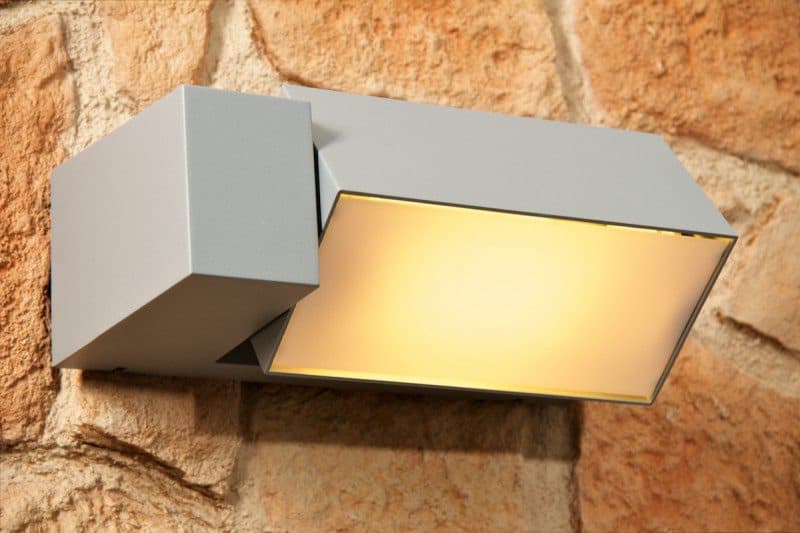 Border spoljašnja zidna svetiljka siva 1x23W 