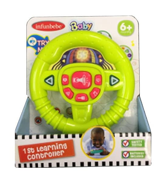 INFUNBEBE Igračka Za Bebe Volan sa aktivnostima 6m+