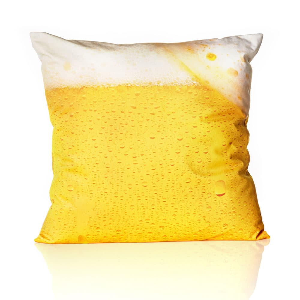 Dekorativni plišani jastuk Beer 50x50