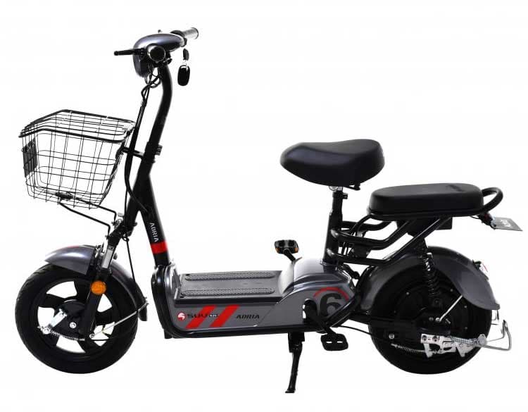 Električni bicikl Adria KD-48 crno-sivi