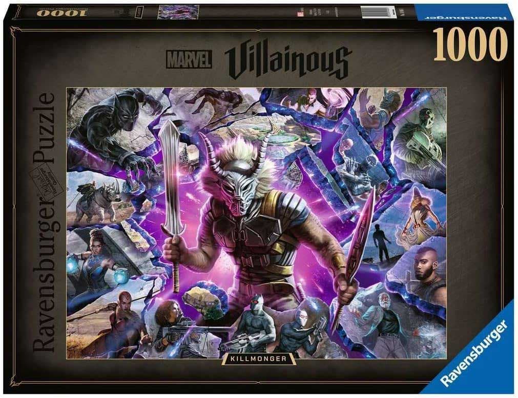 Puzzle 1000 delova Killmonger - Marvel Villainous Ravensburger 16906