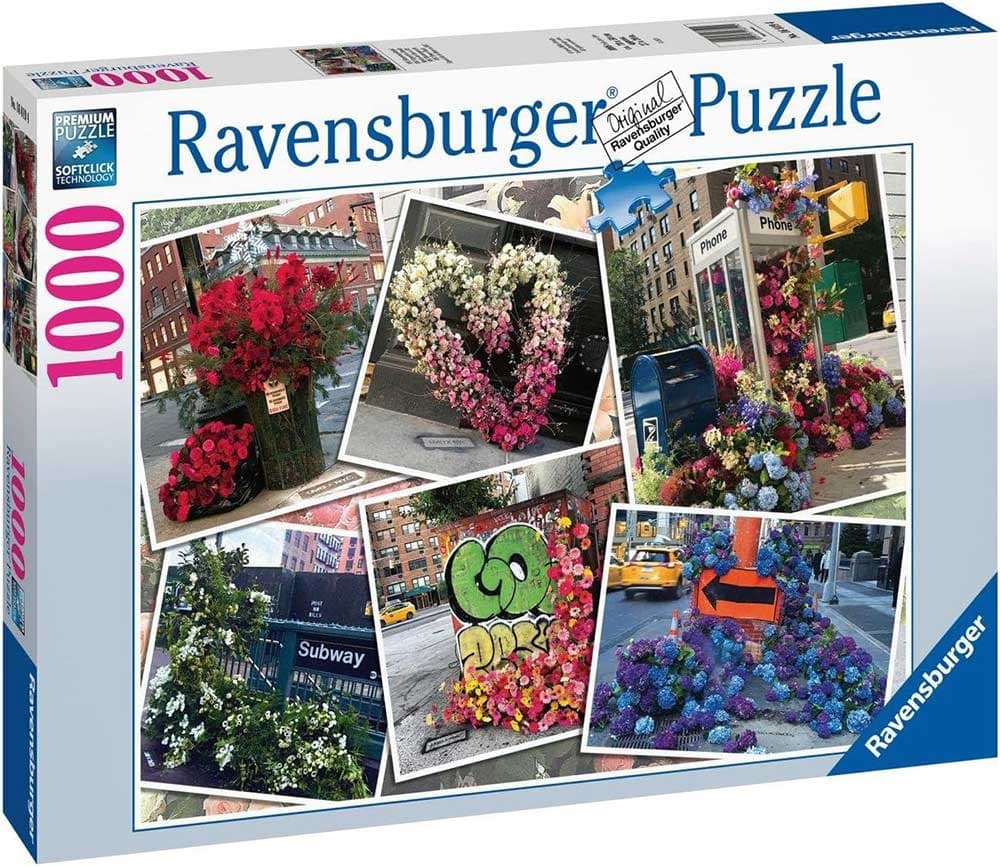 Puzzle slagalica 1000 delova Bljesak cveća u Njujorku Ravensburger 16819
