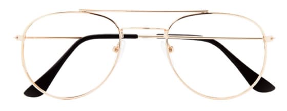 Prontoleggo naočare za čitanje sa dioptrijom Aviator, zlatne +3.5