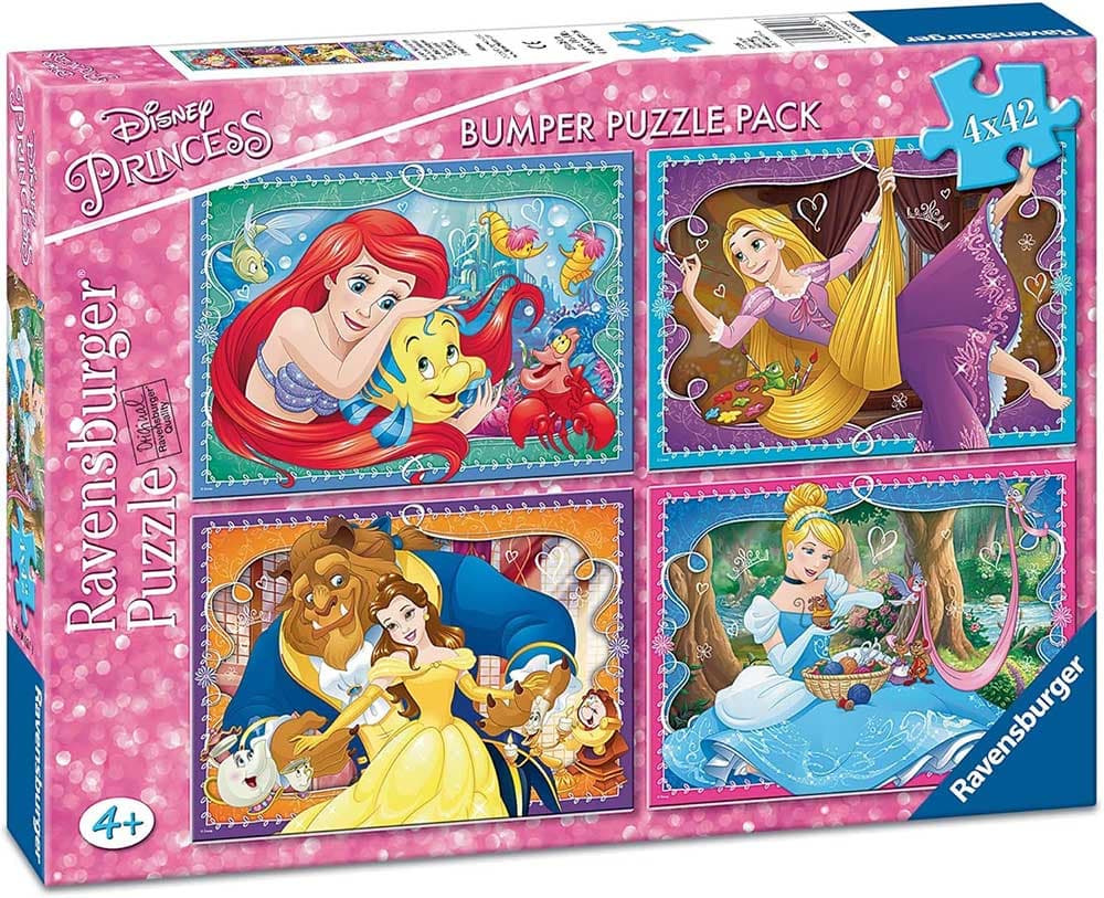 Slagalice 4x42 dela Disney Princess Ravensburger 06857