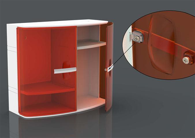 Višenamenski ormarić za kupatilo 084