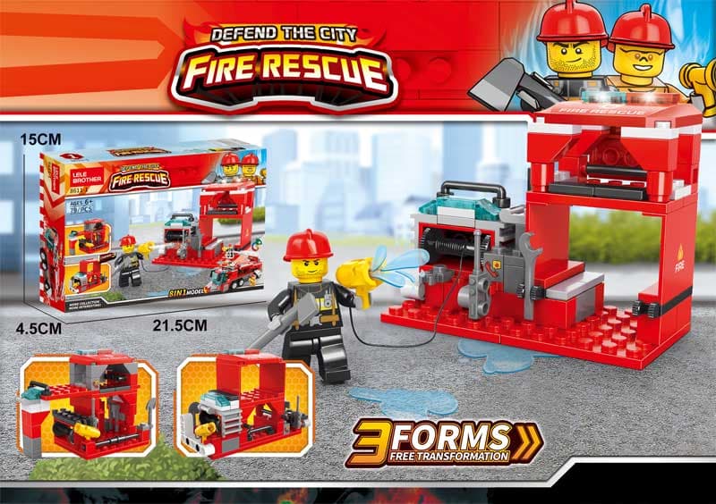 Kocke Vatrogasna stanica 79 delova 595639