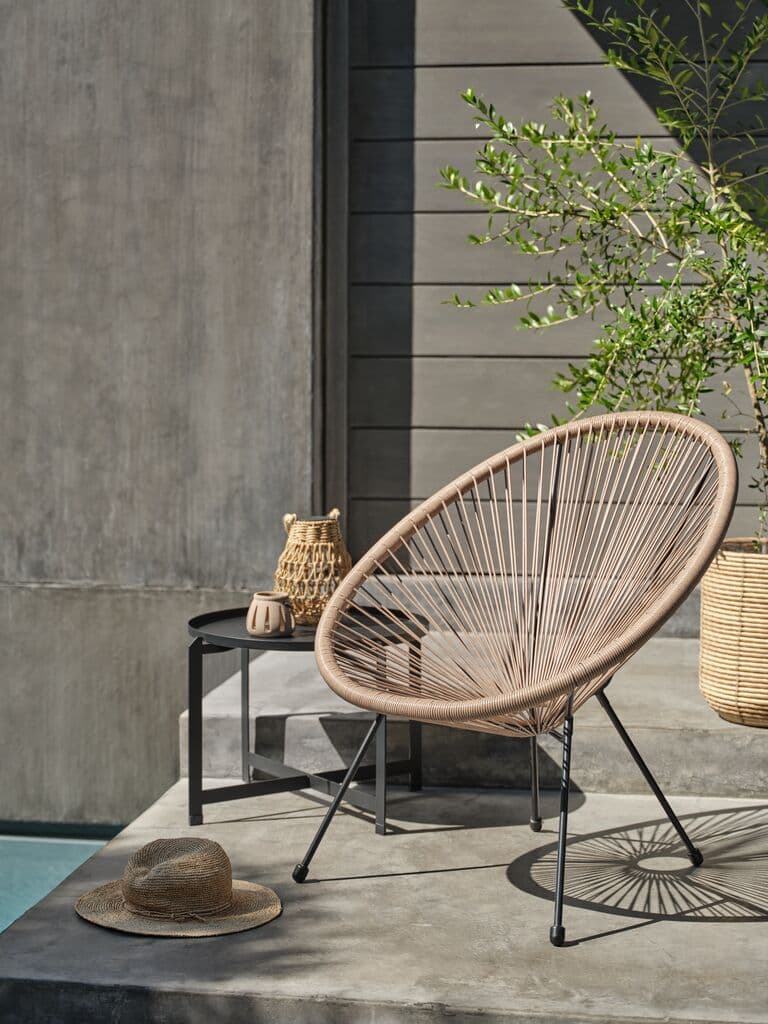 Baštenska Lounge Stolica Surry Natur