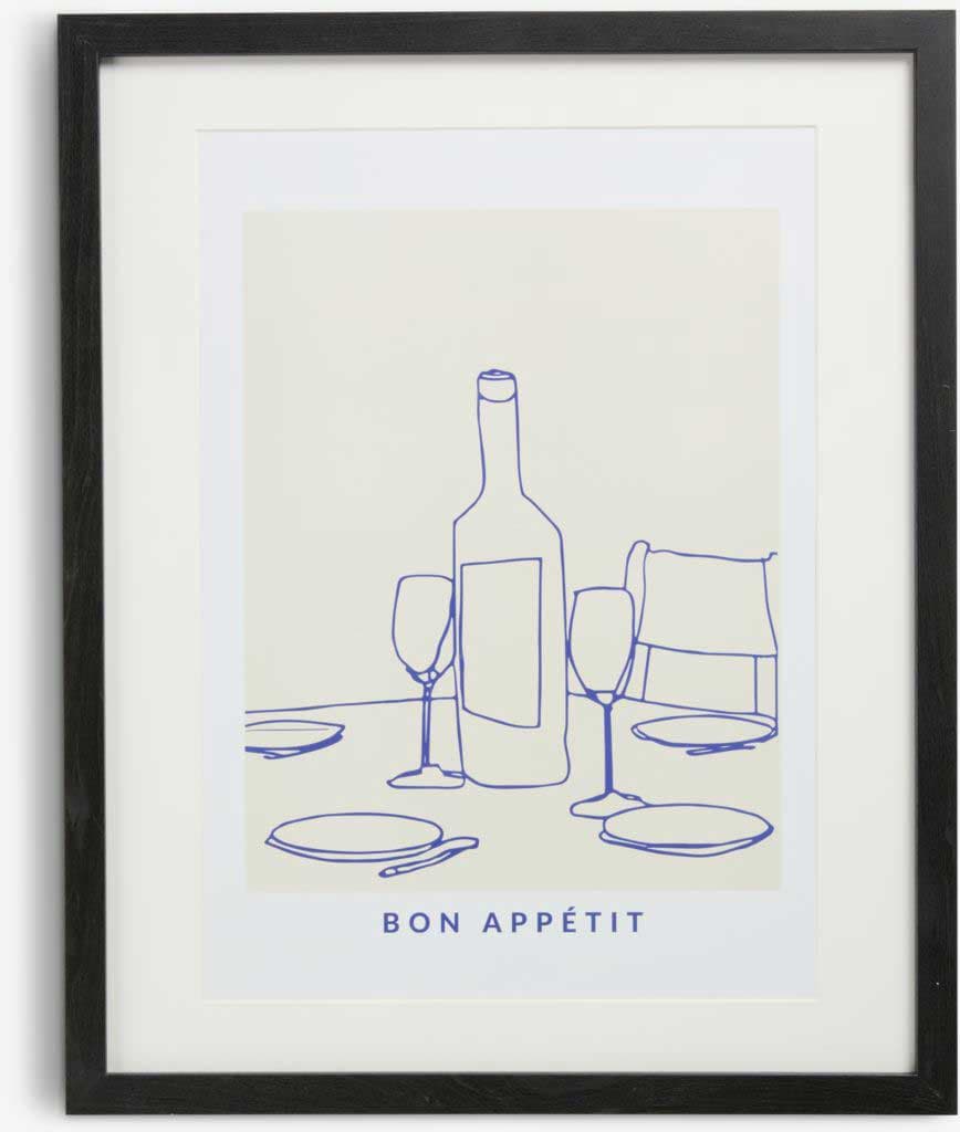 Crni Ram Za Slike od Medijapana 50 x 70 cm