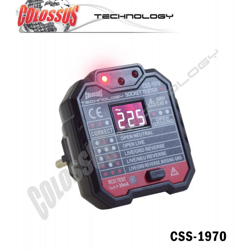 Tester Utičnice I Napona Colossus CSS-1970