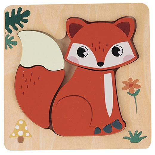 Drvena 3D slagalica Lisica PINO 9214