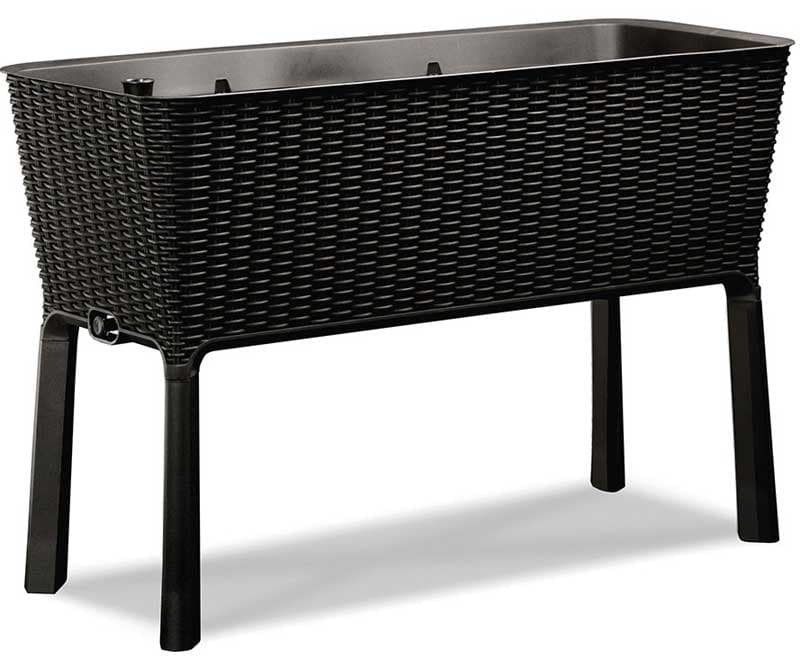 Keter Visoka žardinjera Easy Grow 120L Graphitte