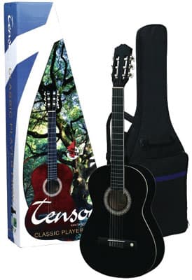 Tenson Classic guitars 4/4 Player Pack black