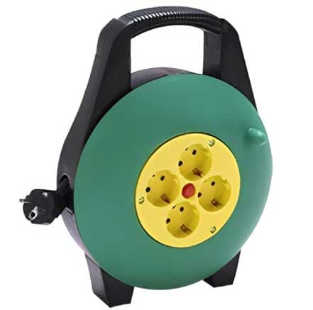 Iskra Produžni kabl na motalici sa 4 utičnice 15m 1.5mm2