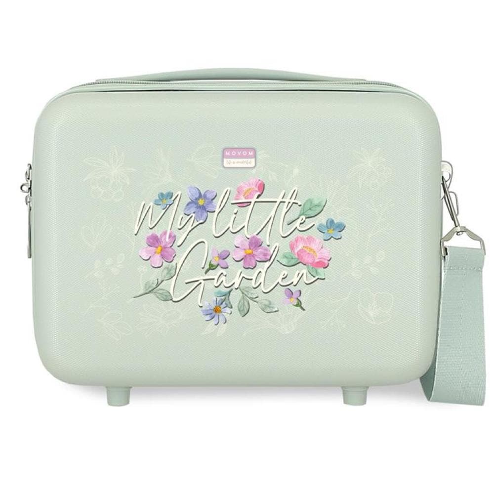 ABS kozmetički neseser - koferče Movom My Little Garden mint 30619