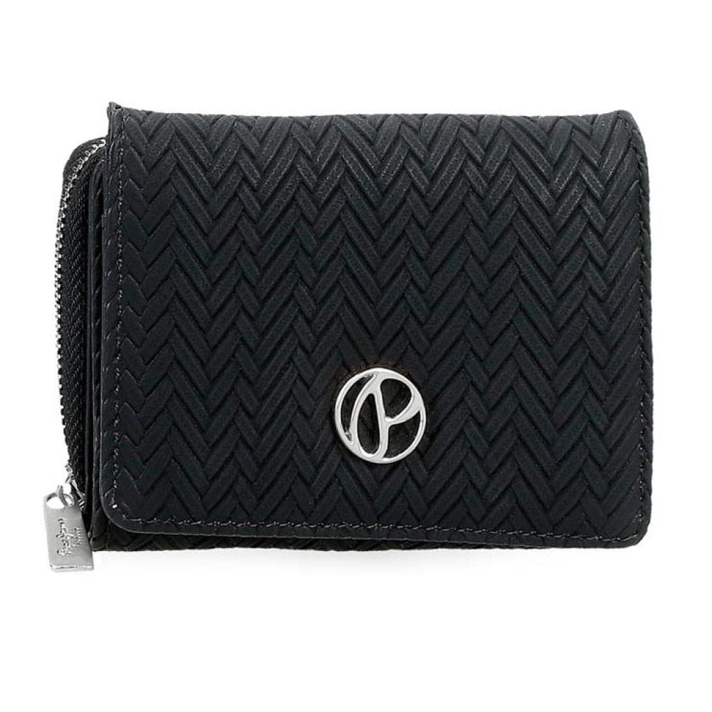 Ženski novčanik 10cm Pepe Jeans Sprig black 79182