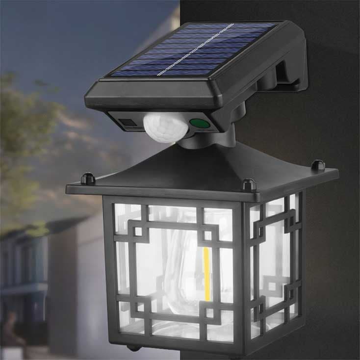 Solarna lampa Fenjer sa senzorom pokreta 5653