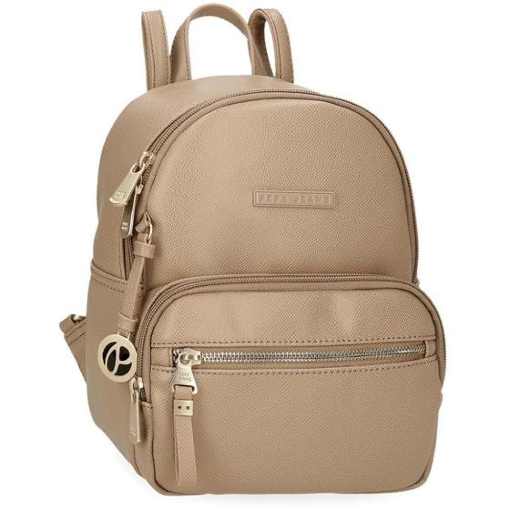 Ženski modni ranac 25cm od eko kože PJL Elia beige 79420