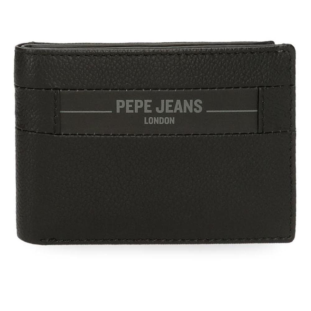 Muški kožni novčanik na preklop PJL Checkbox black 78831