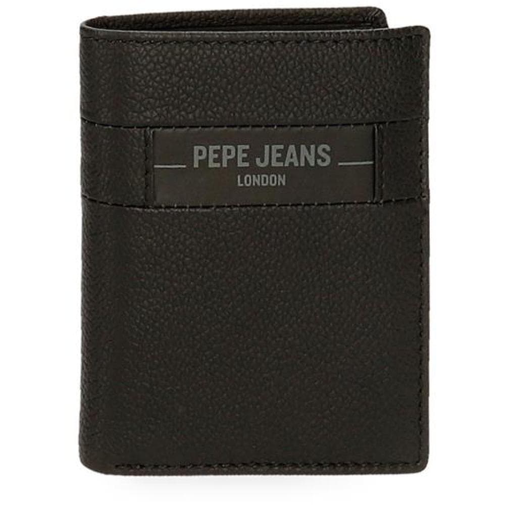 Novčanik za muškarce kožni Pepe Jeans Checkbox black 78820