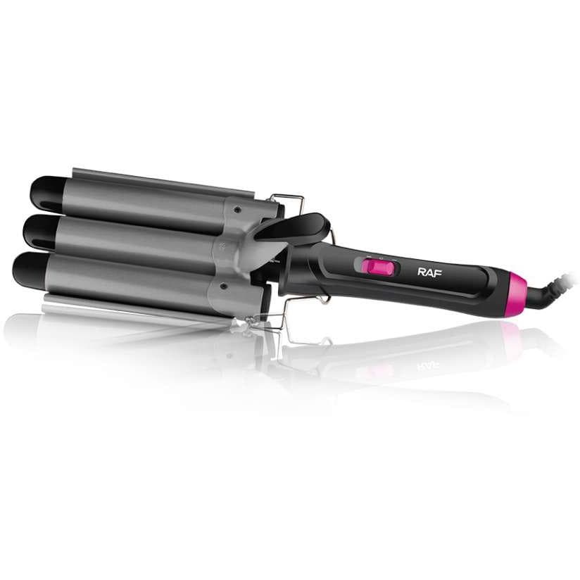 Stajler za kosu sa trostrukim keramičkim uvijačem 97W RAF R.481B