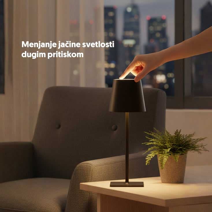 Stona lampa sa punjivom baterijom NLS9501/BK