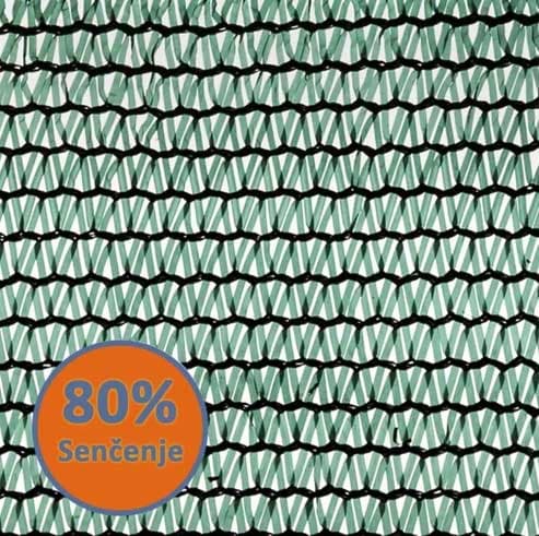 Mreža za zasenu 1x10m 80%