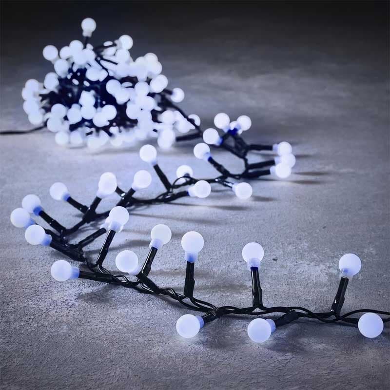 Novogodišnje lampice sa tajmerom i 8 režima rada 550LED 14m Luca Lighting