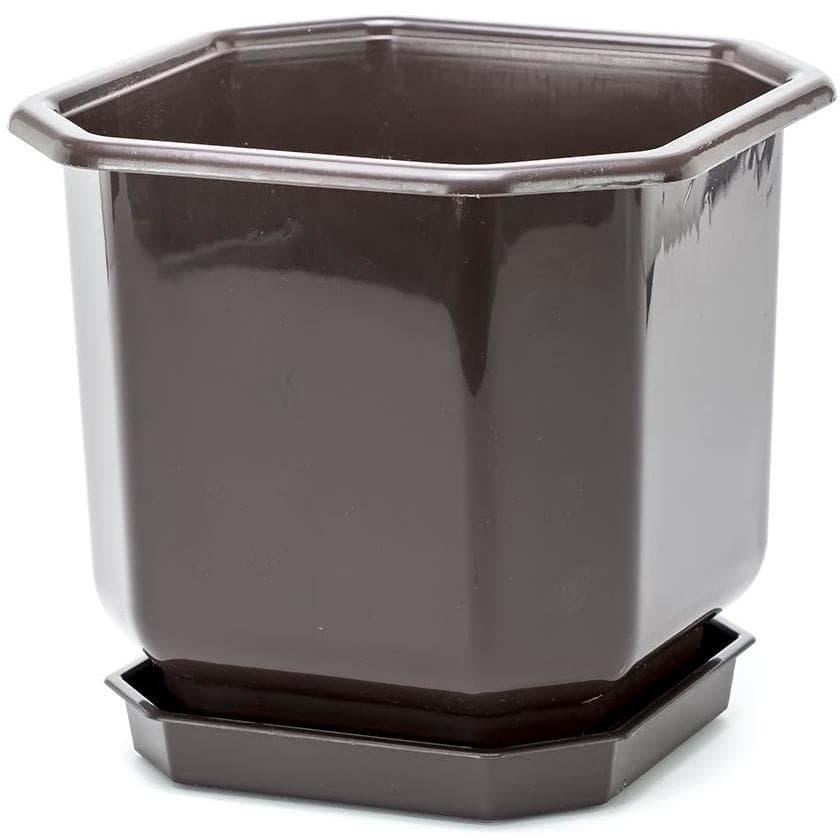 Četvrtasta saksija Braon 20x20cm