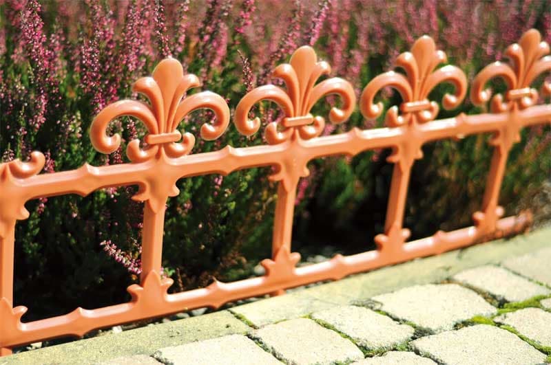 Baštenska ograda Prosperplast Garden Line 3.7m V34cm Terakota