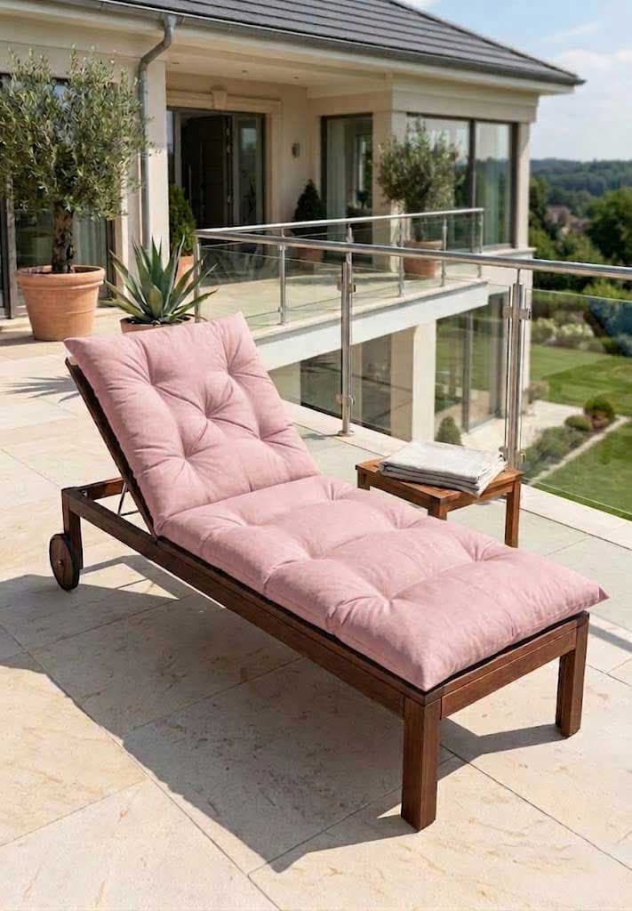 Jastuk Za Baštensku Ležaljku 200x70cm BLUSH