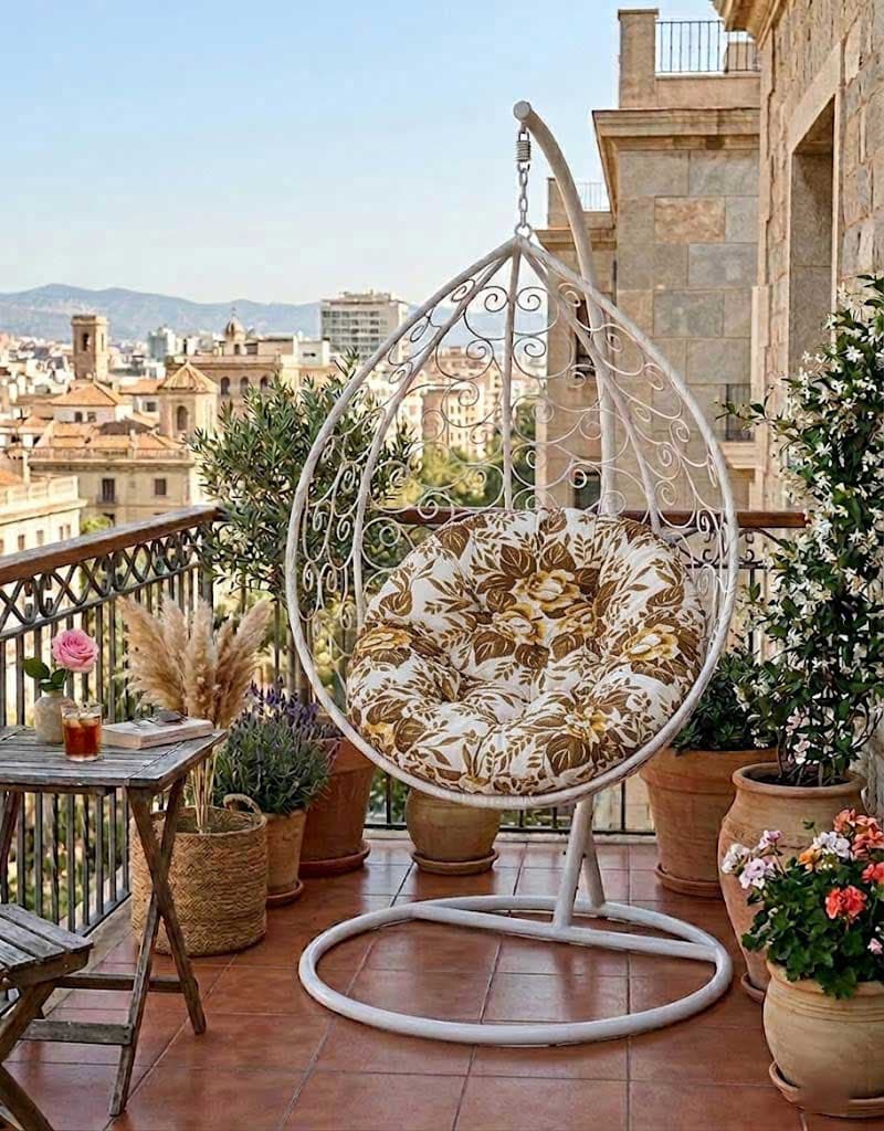 Jastuk 100cm Za Gnezdo Baštensku Ljuljašku RETRO BOUQUET