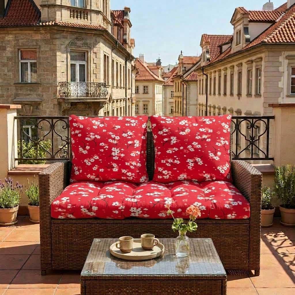 Jastuci za baštenski dvosed 100x50x50cm RED SPRING