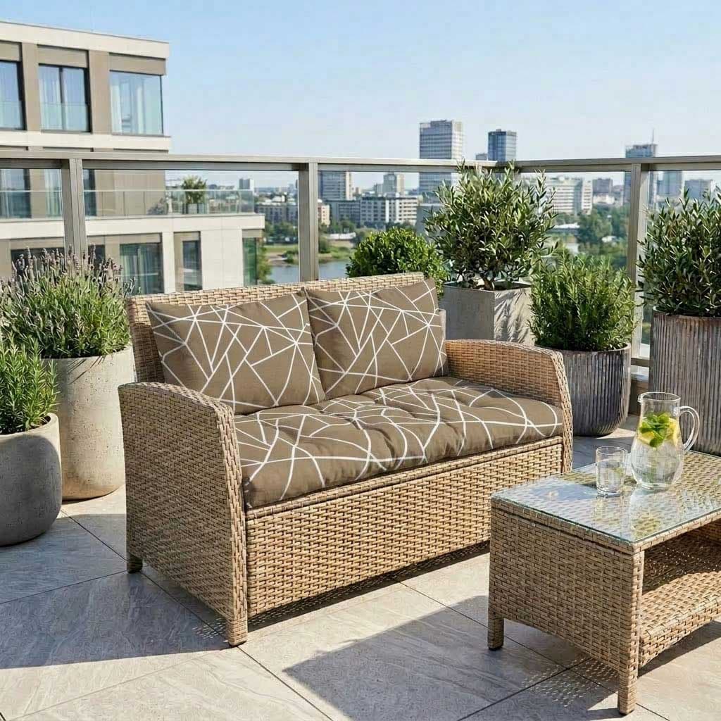 Jastuci za baštenski dvosed 130x50x50cm GEOMETRIC