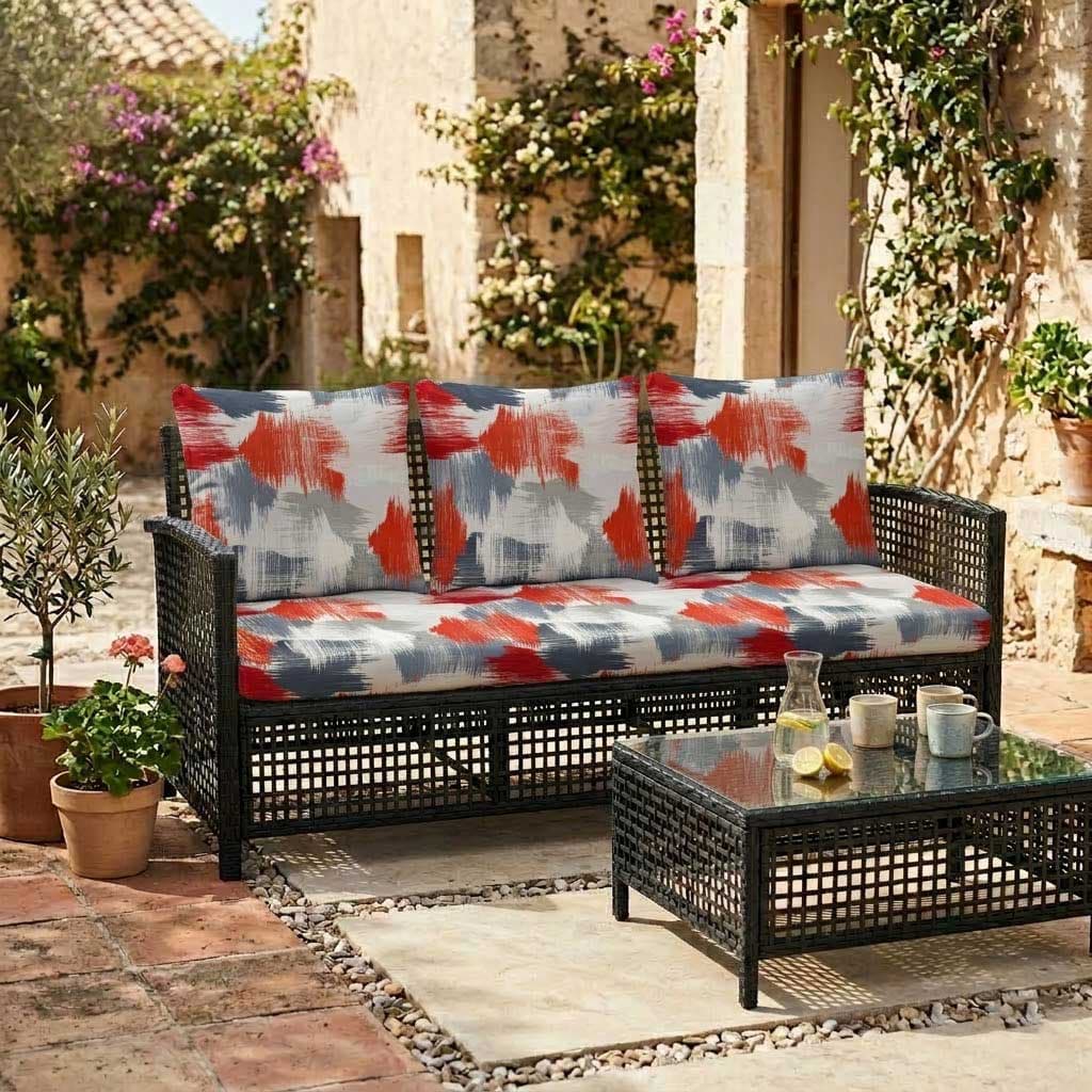 Jastuci za baštenski trosed 160x50x50cm RED JAM