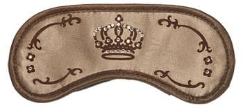 DayDream Maska za spavanje Swarovski Crown beige/gold S-4004