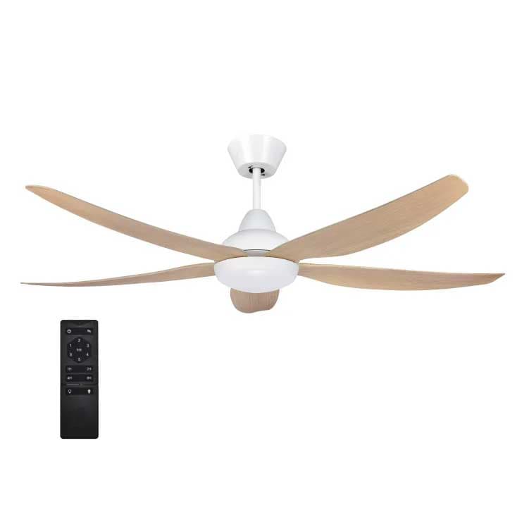 Plafonski ventilator sa podesivim svetlom i daljinskim 142cm Beli