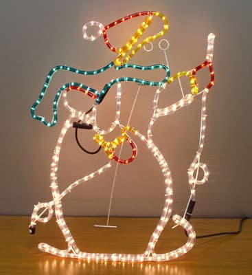 Novogodišnji spoljni svetleći okvir 9 m Sneško Belić 52-203000