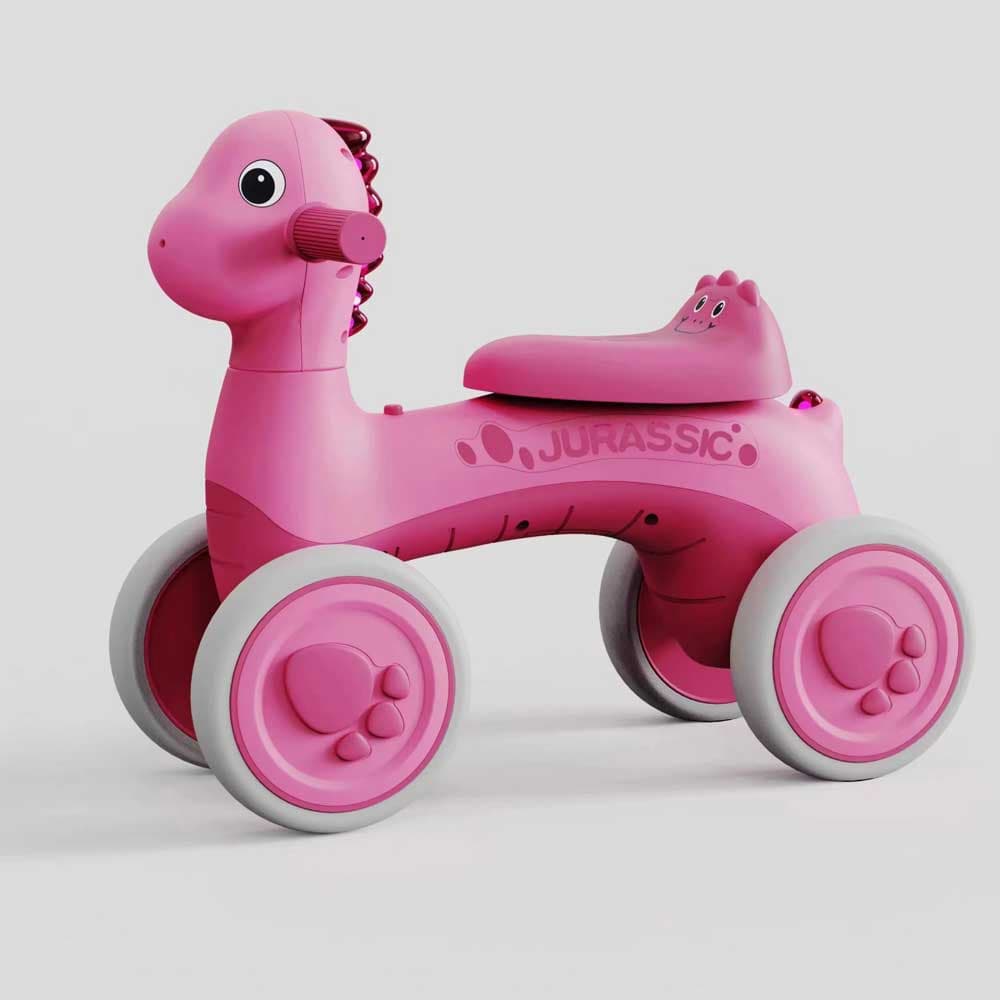 Dečija Dino guralica sa 4 točka 767 Pink