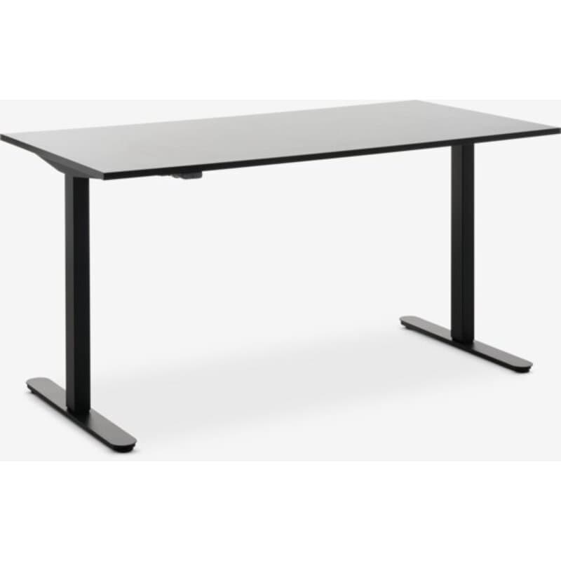 Radni sto sa podesivom visinom SVANEKE 80x160 cm, crna