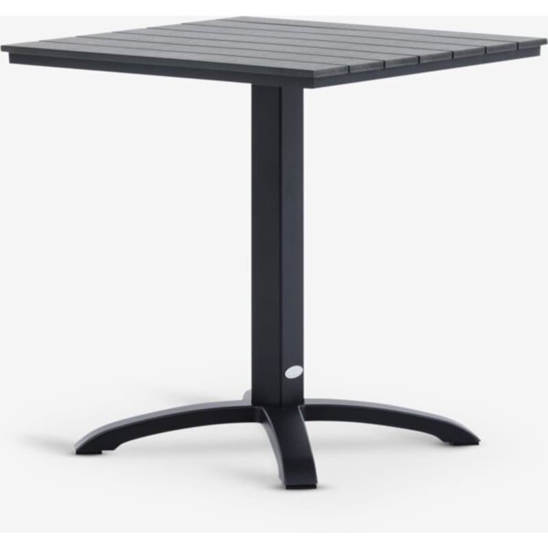 Bistro baštenski stočić HOBRO 70x70 cm, crna
