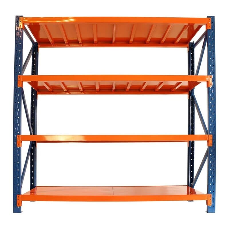 SuperHome Metalna Montažna Polica 200x200x60cm, 4 Nivoa, Nosivost 200kg po Nivou