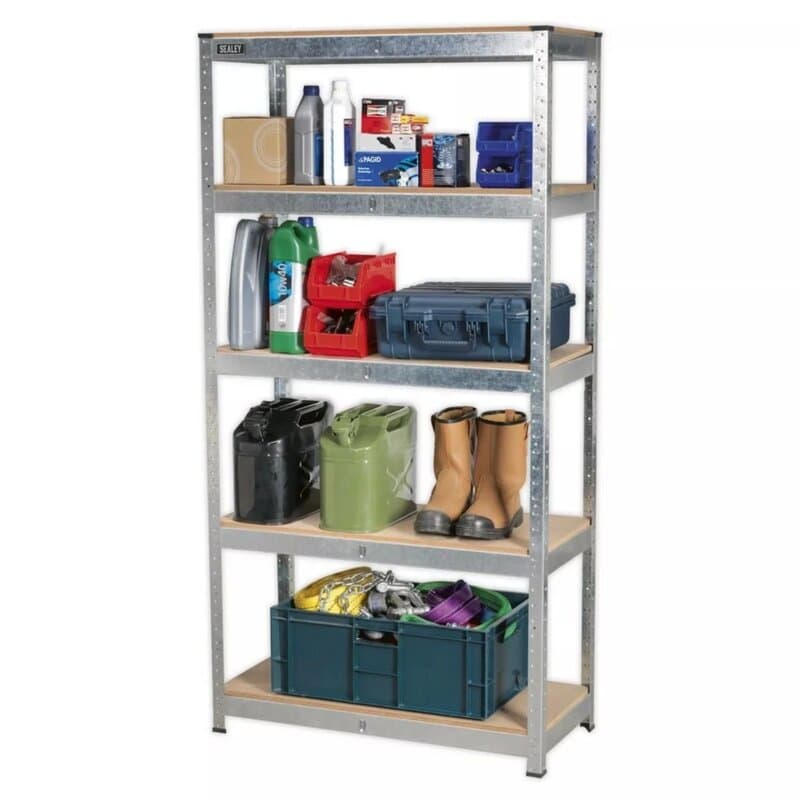SuperHome Metalna Montažna Polica 180x90x40 cm, Nosivost 875 kg