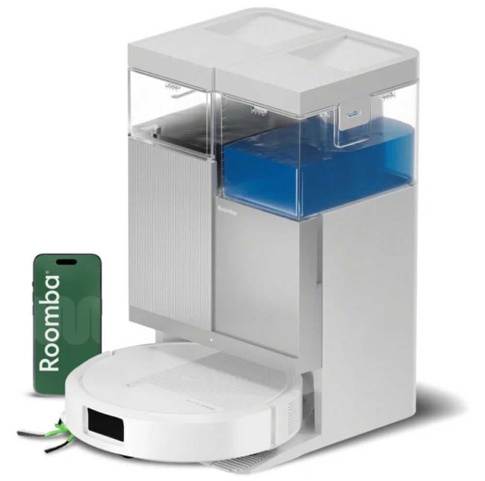 iRobot Roomba® Plus 415 Combo Robot usisivač i perač podova + AutoWash™ baza White