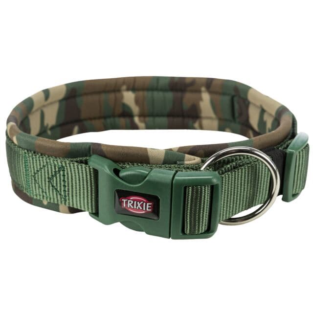 Ogrlica za pse 56-62cm Premium camouflage green TRIXIE 1988623