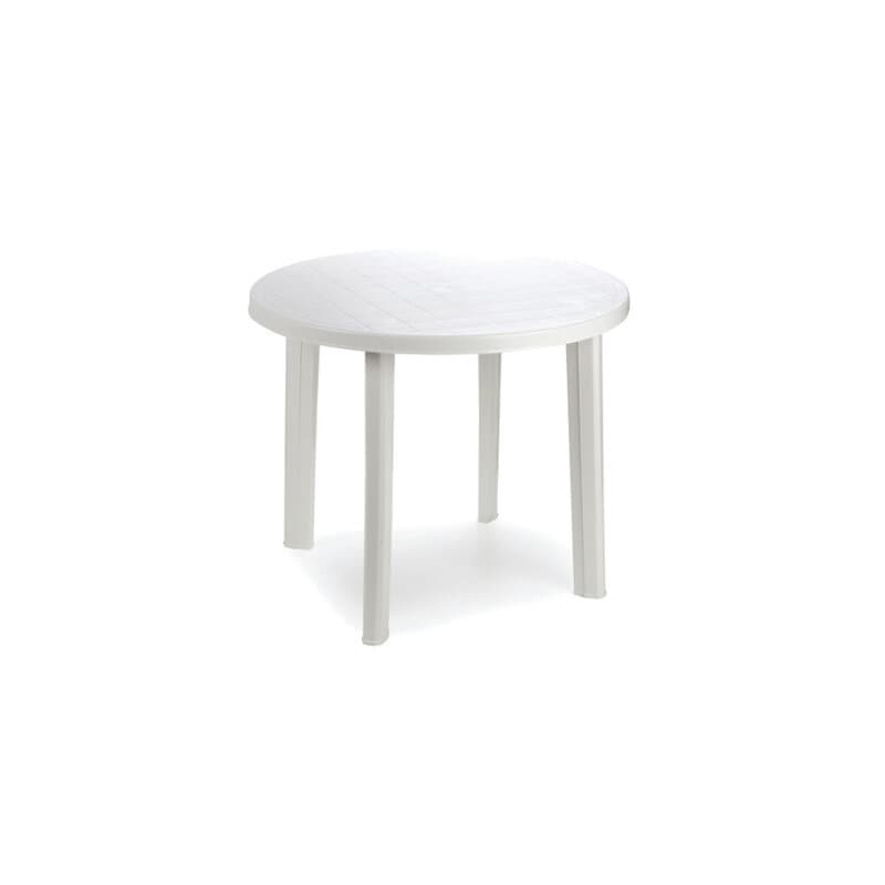 Baštenski sto Tondo 90x90x72cm, beli - Agromarket