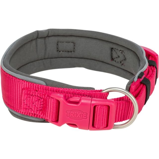 Ogrlica za pse 33-42cm Premium extra wide fuchsia TRIXIE 1995611