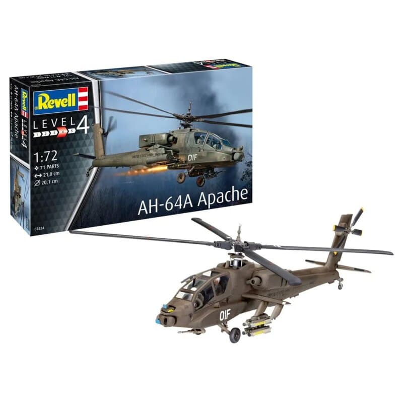 Revell Model Set AH-64A Apache – maketa helikoptera 1:144